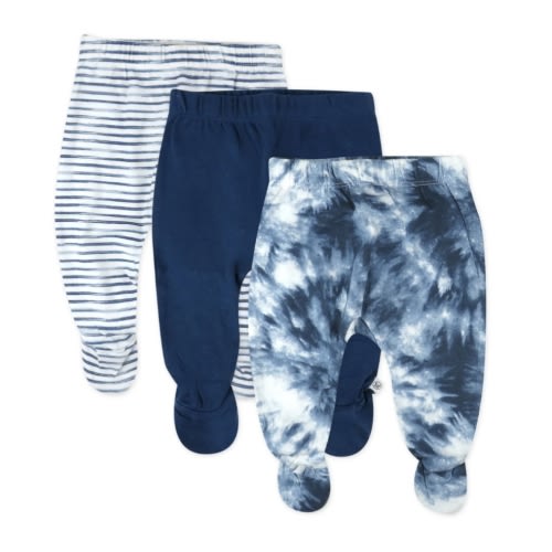3-Pack Organic Cotton Footed Pants | Honest Baby Clothing