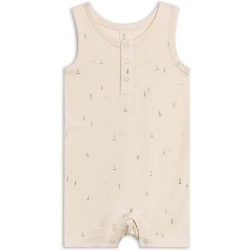 Colored Organics Organic Cotton Baby and Toddler Summer Romper Sleeveless One Piece