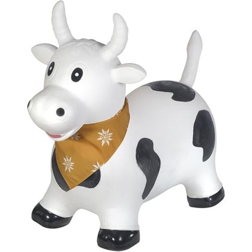 Kindsgut Bouncy Animal Hopper Cow for Children, Designed in Germany, Playful and Modern Colors, air Pump Included, Indoors and Outdoors