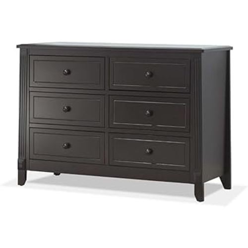 Sorelle Furniture Berkley Baby Dresser – Dresser for Nursery, Kids Bedroom Furniture, Dresser Drawers, Nightstand for Child’s Room with Drawers, Nursery Furniture for Infant-Espresso