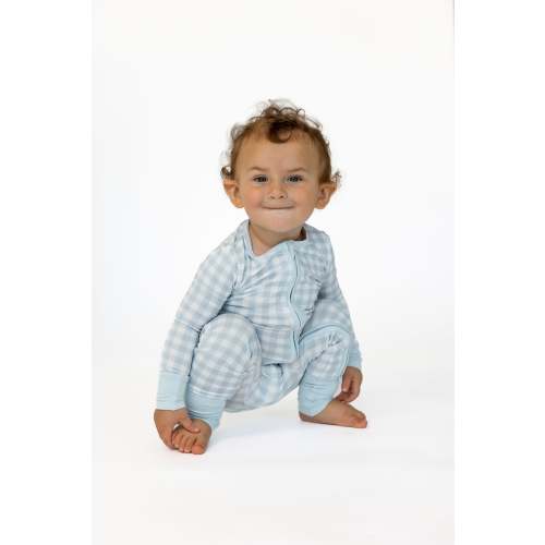Baby Zip Sleeper | Oxford Gingham