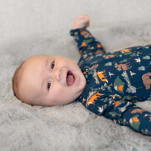 True Grit Zipper Footie