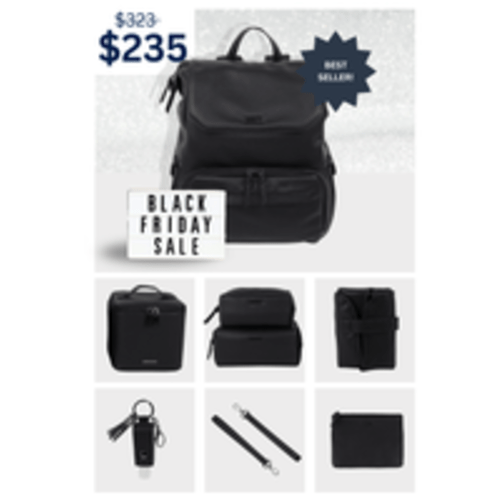 BUNDLE - RADLEY BLACK GUNMETAL – Mimi and Pal Diaper Back Pack
