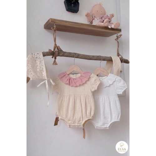 Organic Muslin Baby Romper, Cotton Kids Jumpsuit, Breathable Summer Baby Clothes
