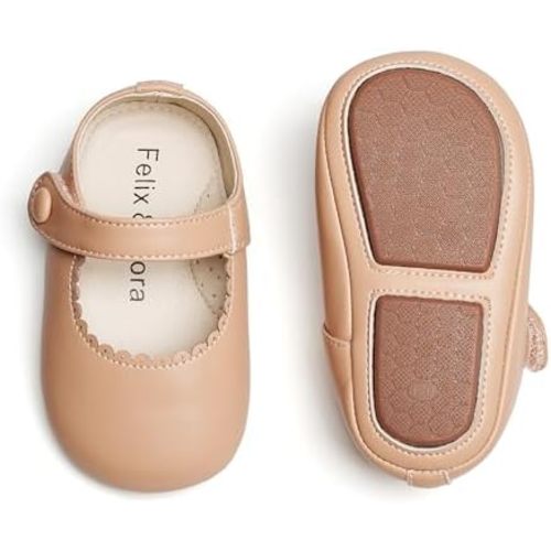 Soft Sole Baby Dress Shoes - Infant Baby Walking Shoes Moccasinss Rubber Sole Crib Shoes