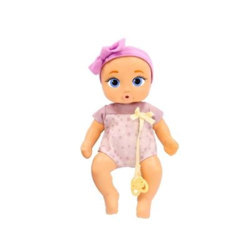 Be Loved Babies Mini Jessie Doll: 8-Inch Plastic Baby Figure with Articulated Limbs and Blue Eyes