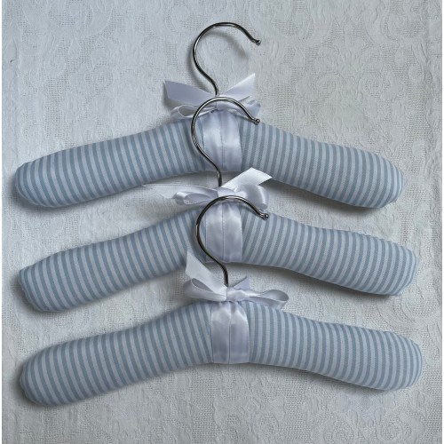 Blue Padded Clothes Hanger for Baby or Child