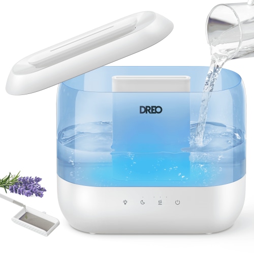 DREO, Humidifier, 4L Ultrasonic Cool Mist, Top-Fill, Nightlight