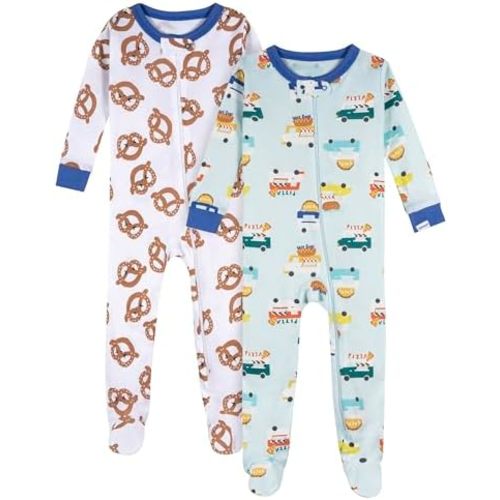 Onesies Brand baby-boys 2-pack Footed Pajamas