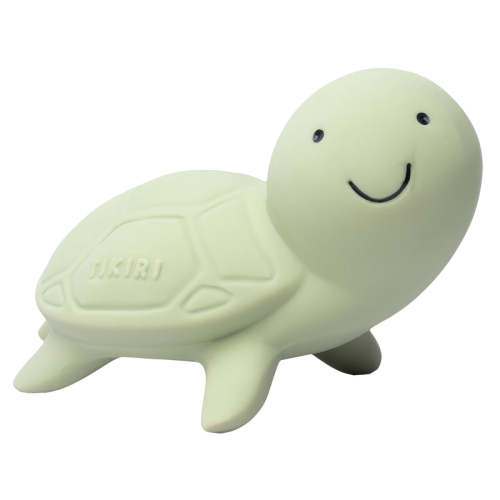 Turtle Organic Natural Rubber Rattle, Teether & Bath Toy