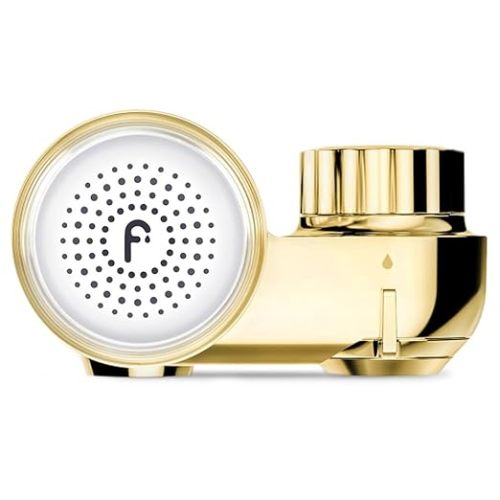 Filterbaby Skincare Filter 2.0, Bathroom Sink Filter Faucet for Men and Women’s Skin Care, 99.9% Chlorine Removal – 0.000001 mm Carbon Fiber, Clinically Tested, Skin Hydration in 2 Weeks (Shiny Gold)