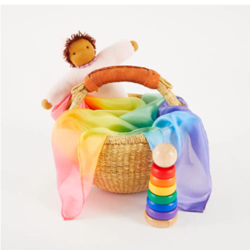 Rainbow Baby Gift Basket – Sarah's Silks