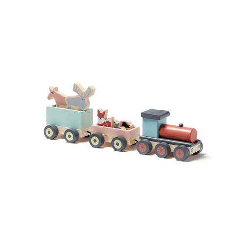 Kids Concept - Animal Wood Train | Scandiborn