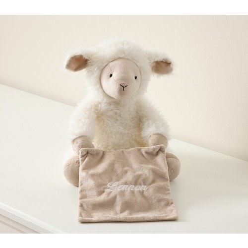 Lamb Peek-A-Boo Blanket Plush