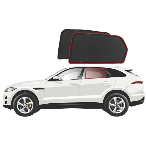 Jaguar F-Pace Rear Door Car Window Sun Shades (2016-Present)*