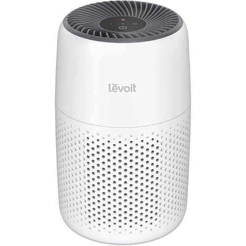 LEVOIT Air Purifiers for Bedroom Home Dorm, AHAM VERIFIDE, 3-in-1 Filter Cleaner With Aroma Pad, Filters Smoke, Allergens, Pet Dander, Odor, Dust, Office, Desktop, Core Mini-P, White