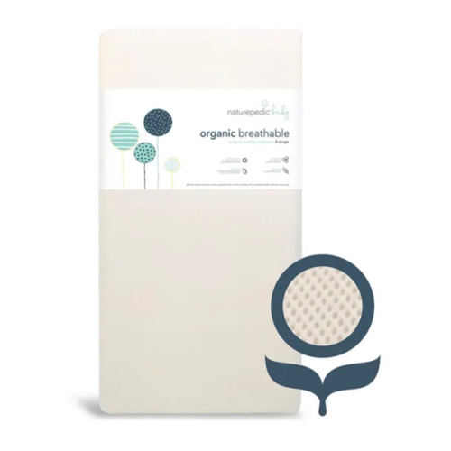 Breathable Organic 2-Stage Baby Crib Mattress