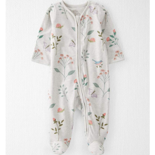 Baby Girl Organic Cotton Sleep & Play Pajamas - Little Planet | Carter's