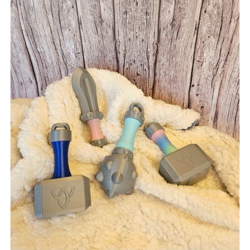 Baby's First Sword | Thor Hammer | Mace | Rattle Toy