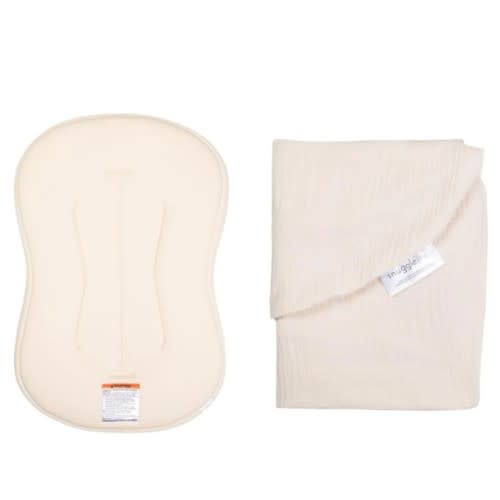 Lounger Curve + Muslin Cover Set | Natural