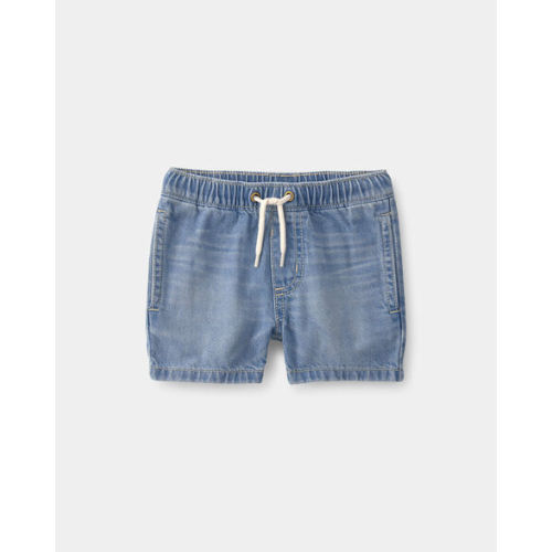 18M Baby Boy Denim Drawstring Shorts - Light Wash - OshKosh B'gosh | Carter's