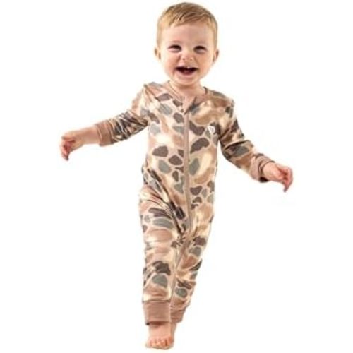 Burlebo Baby Zip Up – Soft Performance Fabric with Fold-Over Cuffs