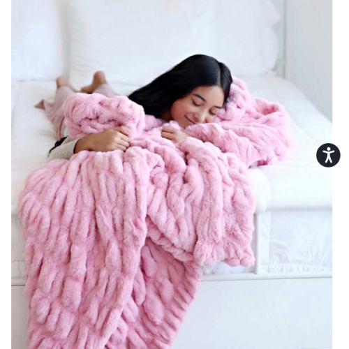 Hugs Cookie Pink Blanket | Minky Couture