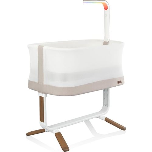 Evenflo Cora 3-Level Adjustable Bassinet - Coastal Coffee