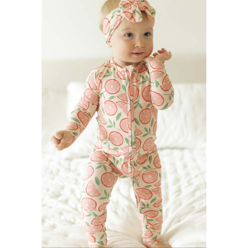 Grapefruit Double Zipper Bamboo Sleeper