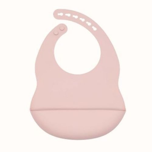 MyKids-USA Baby Solid Color Food Grade Silicone Bibs