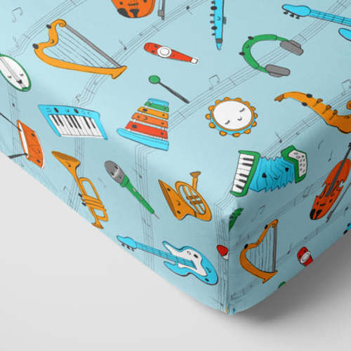 Play Along Fitted Crib Sheet