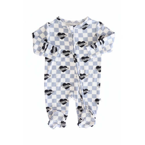 Mama's Boy Zipper Footie