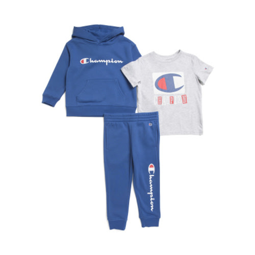 Boys 3pc Hoodie Crew Neck Tee And Joggers Set | Kids' Sets | Marshalls