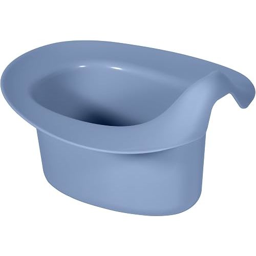 Kindsgut Elimination Communication Baby Potty – Ergonomic Infant Potty for Babies, Easy-Clean EC Potty with Splash Guard, Includes Printed EC Beginner Guide, Designed in Germany, Pigeon Blue