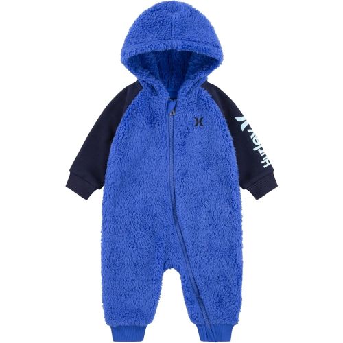 Hurley unisex-baby Sherpa Hooded Coverall
