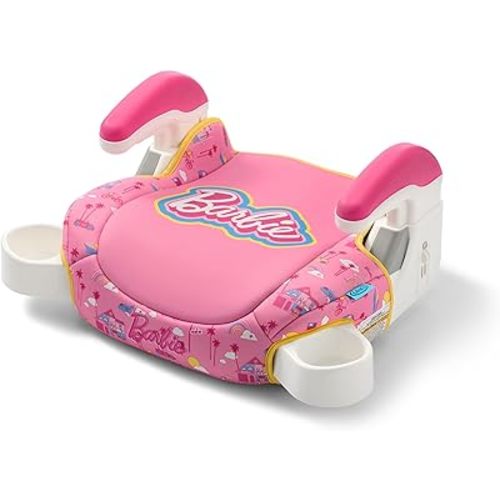 Graco TurboBooster 2.0 Backless Booster Car Seat, Barbie, Travel Booster Seat for Children Ages 4-10, Weight 40-100 Pounds and Height up to 57 Inches