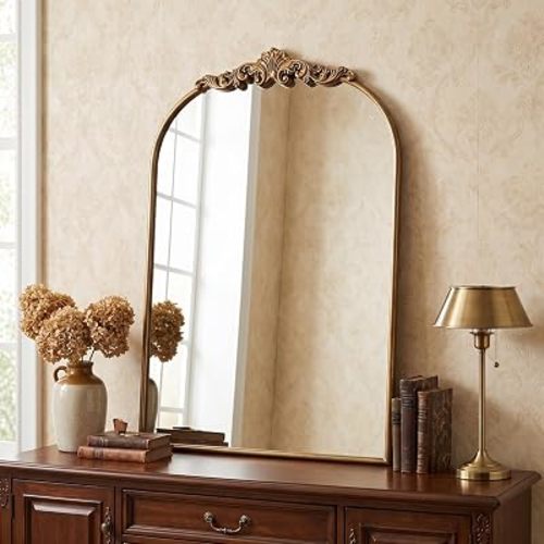 24x36in Ornate Baroque Wall Mirror