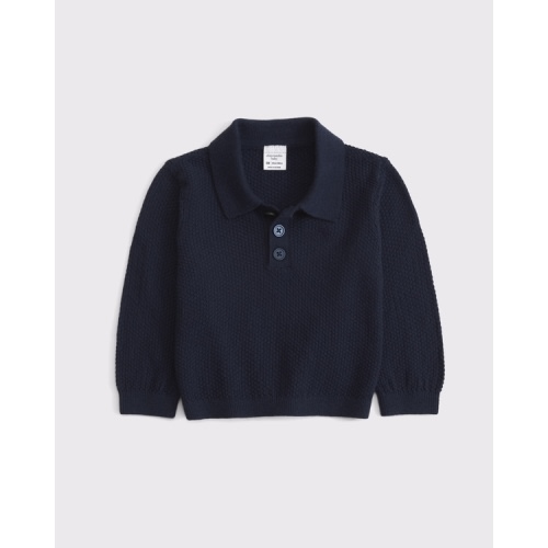 baby long-sleeve sweater polo