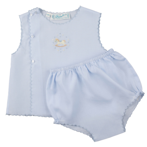 Baby Boys Blue and White Diaper Set | Newborn Diaper Set | Feltman Brothers