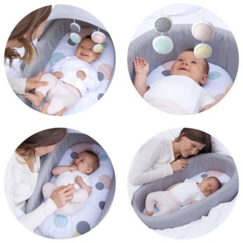 Lulyboo Bassinet To-Go Bubble Infant Travel Bed + Extra Inserts
