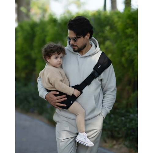 MomSwing Baby Carrier - Intense Black