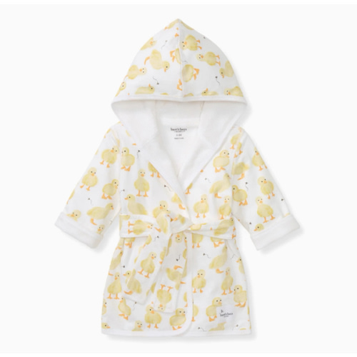 Organic Cotton Knit Terry Hooded Robe - Little Ducks – Burt's Bees Baby