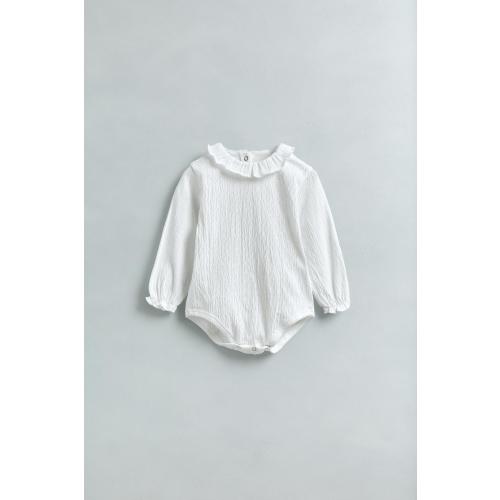 TEXTURED BODYSUIT - Oyster-white | ZARA United States