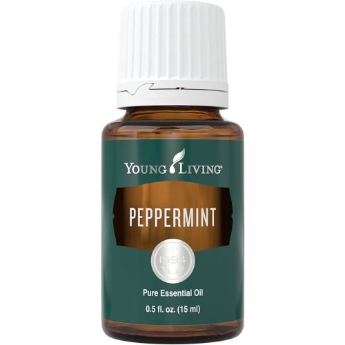 Young Living Peppermint Essential Oil 15ml – Fresh Minty Aroma and Cooling Sensation – Ideal for Diffusion and Topical Use (Dilution Required)