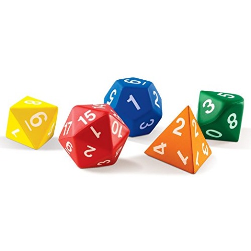 Learning Resources Jumbo Foam Polyhedral Dice