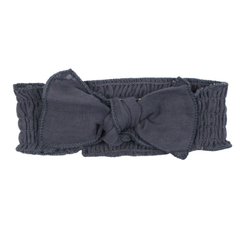 Dusk | Organic Muslin Smocked Headband – L'ovedbaby