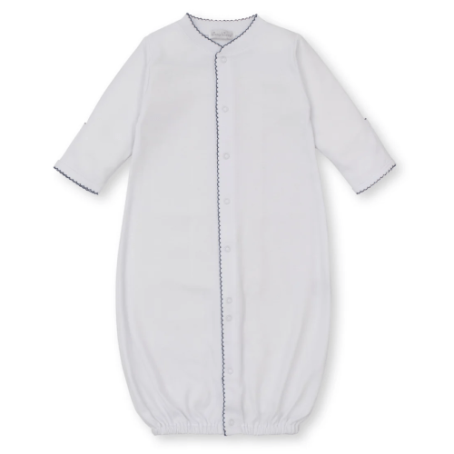 White/Navy Kissy Basics Conv. Gown