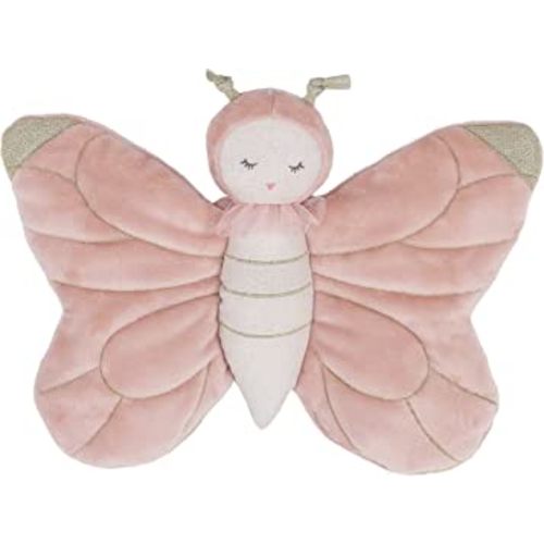 MON AMI Bettina The Butterfly Stuffed Animal – 16” Pink, Plush Bug Toy for Kids, Plush Animals for Birthday Gifts & Nursery Décor