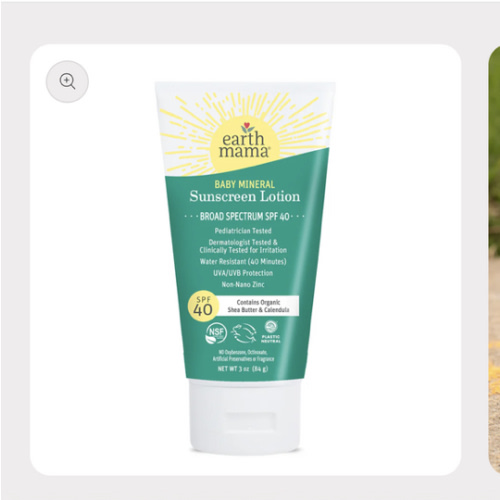 Baby Mineral Sunscreen Lotion SPF 40 | Non-nano Zinc