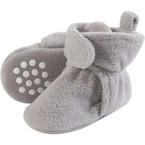 Luvable Friends Baby Girls' Cozy Fleece Booties